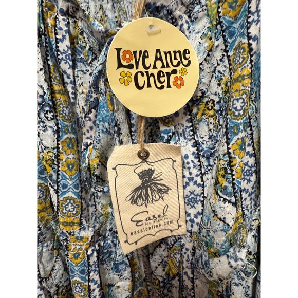 NWT Love Anne Cher Easel Dress with front tie Sundress summer dress Size Medium - Picture 3 of 7
